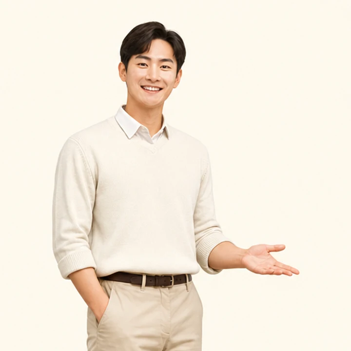 출퇴근 장기렌트카 상담 신청을 안내하는 담당자